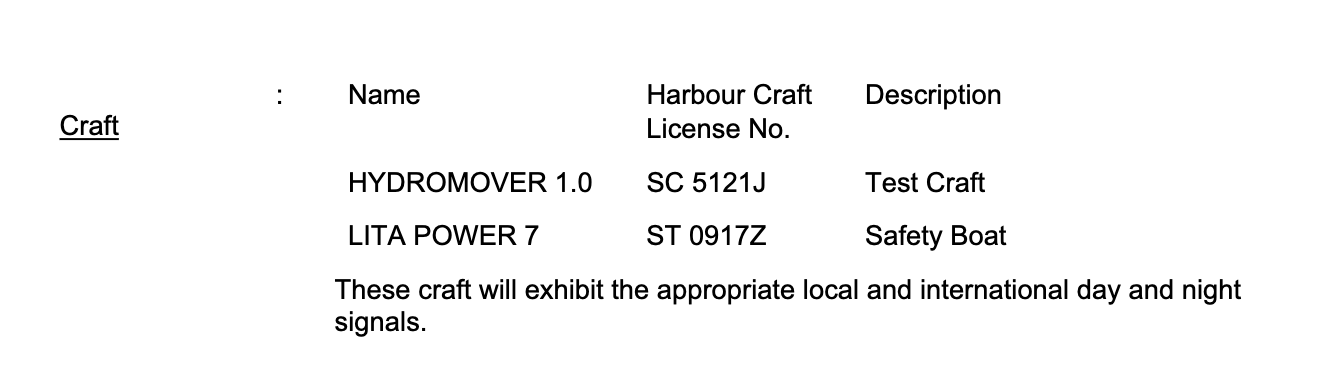 MPA gives notice on testing of Singapore’s first electric cargo vessel “Hydromover” 
